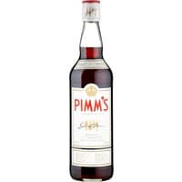 Pimm's No.1 Gin Cup Liqueur 70cl bottle with red cap and white label featuring red and gold accents.