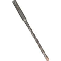 Bosch SDS+ masonry drill bit, 7x100x160mm, silver with spiral flutes and pointed tip.