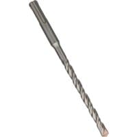 Bosch SDS plus-3 hammer drill bit, 8 × 100mm, silver with spiral fluting and pointed tip.