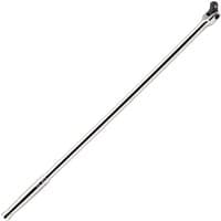 Draper 600mm flexible handle with 1/2" square drive, chrome finish, and pivoting head for enhanced torque control.