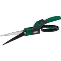 Draper 360° garden shears, 320mm, with green and black handle, rotating blades, and ergonomic grip.
