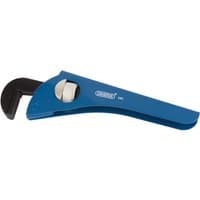 Blue Draper adjustable Stillson pipe wrench, 300mm, with a black serrated jaw and silver adjustment wheel.