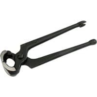 Black Draper Ball and Claw Carpenters Pincer, 175mm, with curved jaws and ergonomic handles.