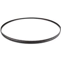 Black Draper bandsaw blade, 2750mm x 1/4", 6 skip teeth, circular loop design.