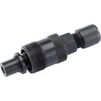 Black Draper bicycle crank puller with threaded body and hexagonal bolt end.