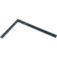 Black Draper Carpenter's Framing Square, 610 x 403mm, with white measurement markings and right-angle design.