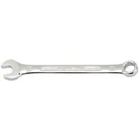 Silver Draper combination spanner, 10mm, with open and ring ends, engraved brand name on handle.