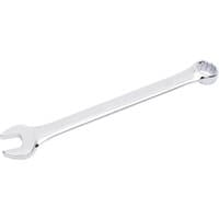 Silver Draper HI-TORQ 13mm short pattern metric combination spanner with open and ring ends.