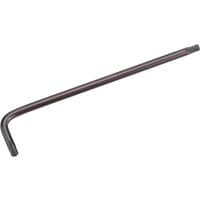 L-shaped Draper TX-STAR Security Key, T15T, with a dark metallic finish and a long handle.