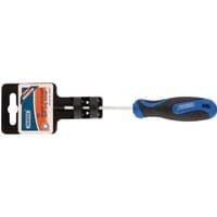 Draper TX-STAR T9 screwdriver with blue and black soft grip handle and silver shaft.