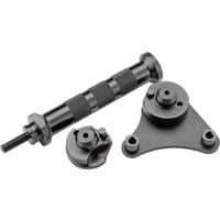 Draper Expert tool kit with black balance shaft removal tool, alignment components, and textured grip handle.