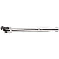 Silver Draper Expert breaker bar, 1/2" square drive, 250mm length, with a polished finish and pivoting head.
