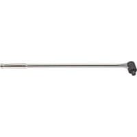 Draper Expert breaker bar, 3/4" square drive, 760mm, silver metal with a long handle and pivoting head.