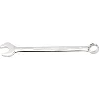 Silver Draper Expert 20mm combination spanner with open and ring ends, polished finish.