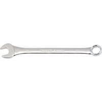Silver Draper Expert 24mm combination spanner with open and ring ends, polished finish.