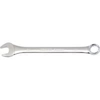 Silver Draper Expert 30mm combination spanner with open-end and ring-end design, polished finish.