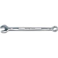 Silver Draper Expert 8mm combination spanner with open end and ring end, polished chrome finish.