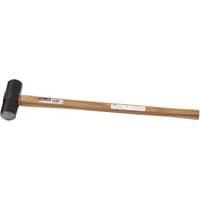 Hickory shaft sledge hammer with black steel head, 3.2kg/7lb, by Draper Expert.