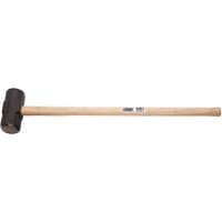 Draper Expert sledge hammer with black head and hickory wood shaft, 6.4kg/14lb weight.