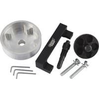 Draper Expert Engine Timing Kit ETK110 for Audi, includes silver and black tools, bolts, and hex keys.