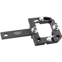 Black Draper Expert engine timing kit with metal frame, bolts, and branded logo for Vauxhall and Chevrolet.