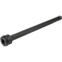 Black Draper Expert impact extension bar, 3/4" square drive, 400mm length, with a textured grip end.
