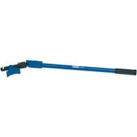 Blue Draper Expert fence wire tensioning tool with long handle and black grip, featuring adjustable tension mechanism.