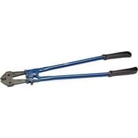 Heavy duty bolt cutter with blue handles and black grips, 900mm length, by Draper Expert.