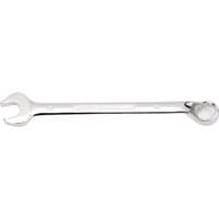 Silver Draper Expert HI-TORQ 29mm combination spanner with open and ring ends, polished chrome finish.