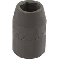 Black Draper Expert impact socket, 1/2" square drive, 13mm size, with engraved branding on the side.