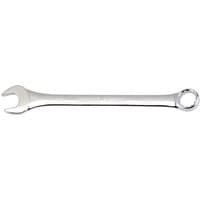 Silver Draper Expert Imperial Combination Spanner, 1.1/4", with open-end and ring-end, polished finish.