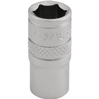 Silver Draper Expert 5/16" socket with knurled grip and 1/4" square drive, engraved size marking.