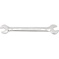 Silver Draper Expert open end spanner, 12 x 13mm, with polished finish and engraved brand name on handle.