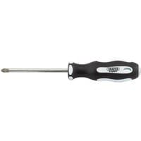 Black and white Draper Expert PZ TYPE screwdriver with soft grip handle, No.2 x 100mm shaft.