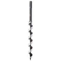 Draper Expert SDS+ auger bit, 230 x 16mm, with a spiral design and pointed tip, in silver and black.