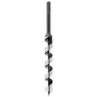 Draper Expert SDS+ auger bit, 230 x 19mm, with spiral flute and pointed tip, silver and black finish.