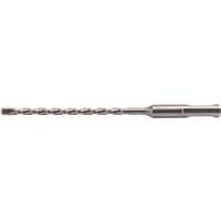 SDS+ masonry drill bit, 5.5 x 160mm, silver with spiral flutes and cylindrical shank, by Draper Expert.