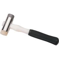 Draper Expert soft-faced hammer, 680g, with dual white rubber heads and a black ribbed handle.