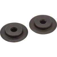 Draper Expert spare cutter wheel, round metal disc with central hole, compatible with 81078 and 81095 pipe cutters.