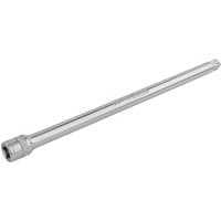Silver Draper Expert wobble extension bar, 3/8" square drive, 250mm length, with polished finish.