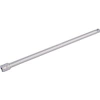 Silver Draper Expert wobble extension bar, 3/8" square drive, 300mm length, with a polished finish.