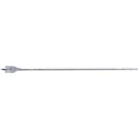 Draper extra long flat wood bit, 25mm, silver metal with pointed tip and flat blade for precise drilling.
