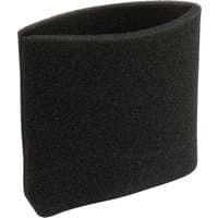 Black foam filter for SWD1500 by Draper, rectangular shape with a textured surface.