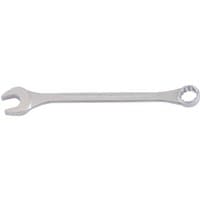 Silver Draper 41mm heavy-duty long pattern metric combination spanner with open and ring ends.