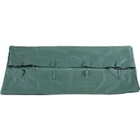 Green Draper heavy duty mesh cart liner with reinforced seams and multiple securing straps.