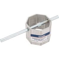 Draper Immersion Heater Wrench, 85mm, octagonal silver metal with a long handle and branded label.