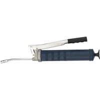 Blue Draper lever grease gun, 500cc, with silver lever handle and black grip, featuring a long metal nozzle.