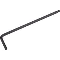 Black Draper 3.0mm metric hexagon key with ball end, L-shaped design.