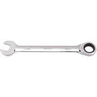 Draper 20mm silver ratcheting combination spanner with open-end and ratchet ring on opposite sides.