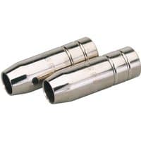 Draper MIG welding shrouds, silver metallic finish, cylindrical shape, pack of 2 for Mw180At.